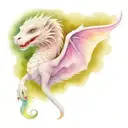 falkor luck dragon tattoo design idea