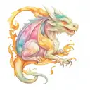 falkor luck dragon tattoo design idea