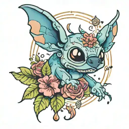 stich tattoo design idea