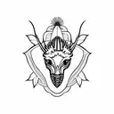 thistle tattoo design idea