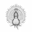 thistle tattoo design idea