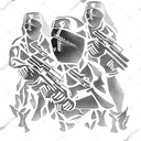 ghost military forces, ghost commandos, invisible soldiers, black ops military o tattoo design idea