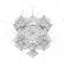 node map with 19 nodes tattoo design idea