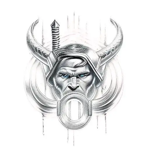 Thor tattoo design idea