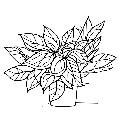 plant growing throughout obstacles to reach sunlight  tattoo design idea