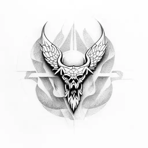 st Michael  tattoo design idea