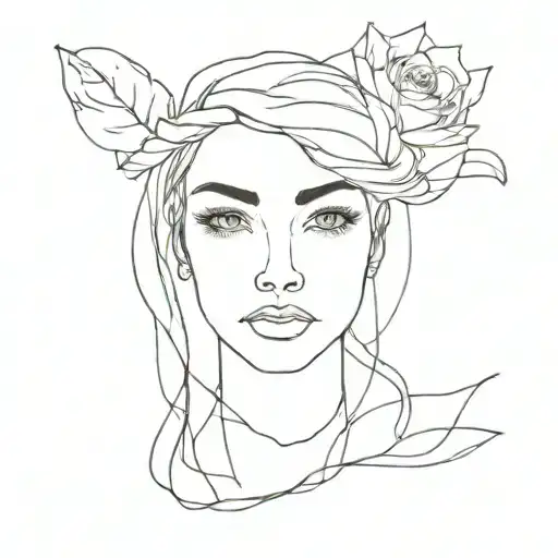 Canvas tattoo design idea