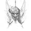 Fighter jet  tattoo design idea