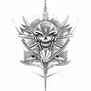 Fighter jet  tattoo design idea