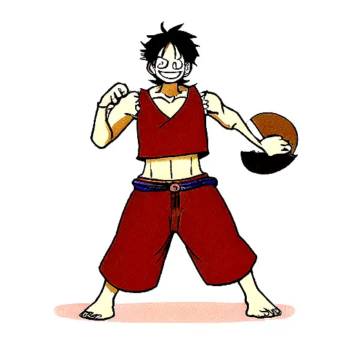 Luffy  tattoo design idea