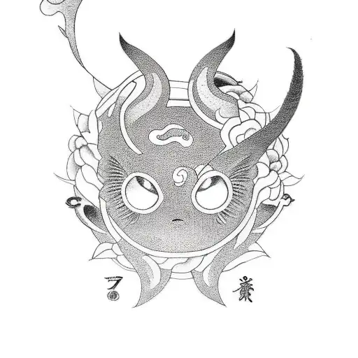 umbreon  tattoo design idea