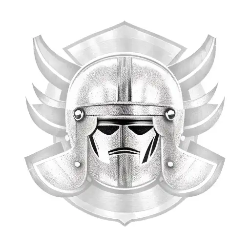 Harley Davidson motorcycle with a Viking helmet and shield tattoo design idea