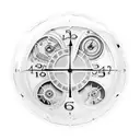 4 pocket watches with each one containing a different name. 4 names are Camille, Reese, Bryce, Peyton tattoo design idea