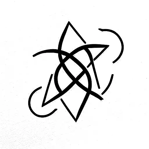 Swinger, Infinity love, Women in open relationship tattoo design idea