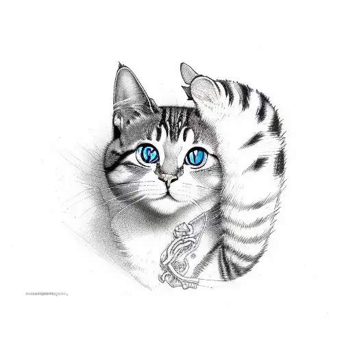 Schrodinger's Cat tattoo design idea