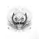 Tim Burton style  tattoo design idea