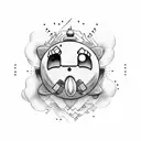 kirby tattoo design idea