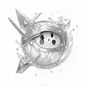 kirby tattoo design idea