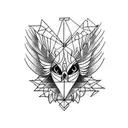 Sparrow tattoo design idea