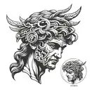 greek god Hermes tattoo design idea