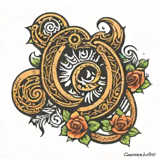 7 lucky horseshoe tattoos on both arms  tattoo design idea