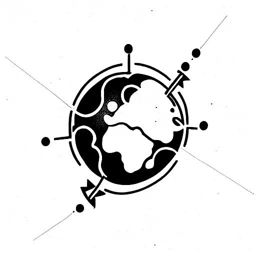 Atlas  tattoo design idea