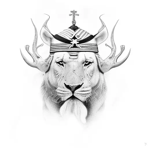 Andreas auf arabisch mit Krone tattoo design idea