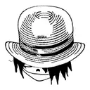 Luffy's straw hat one piece tattoo design idea