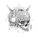 punk tattoo design idea