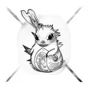 mudkip tattoo design idea