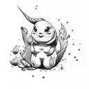 mudkip tattoo design idea