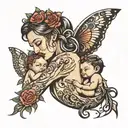 motherhood tattoo tattoo design idea