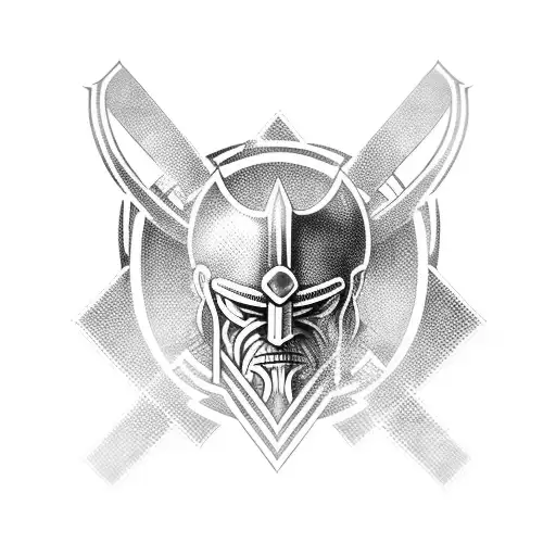 viking, symmetric,  tattoo design idea