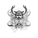 viking, symmetric,  tattoo design idea