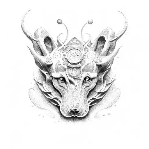 adaga old school tattoo design idea