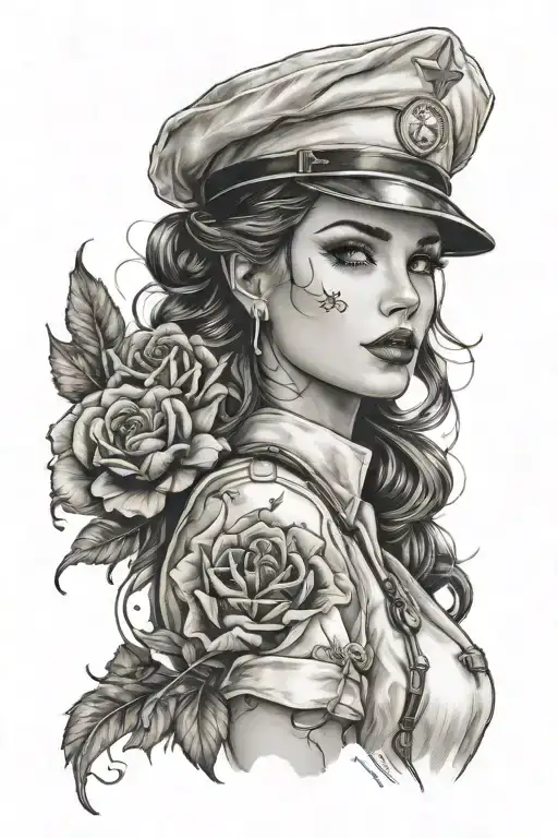 A Female Nurse Sexy" Tattoo Design Idea Created tattoo design idea
