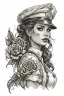 A Female Nurse Sexy" Tattoo Design Idea Created tattoo design idea
