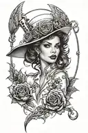 A Female Nurse Sexy" Tattoo Design Idea Created tattoo design idea