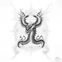 China dragon tattoo design idea