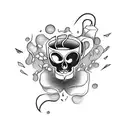 espresso tattoo design idea
