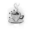 espresso tattoo design idea