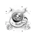 espresso tattoo design idea