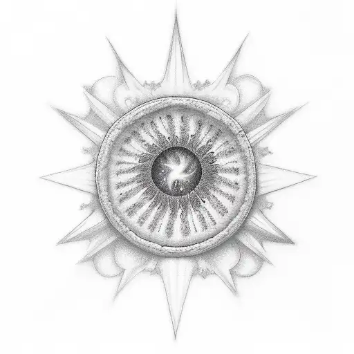 Supernova tattoo design idea