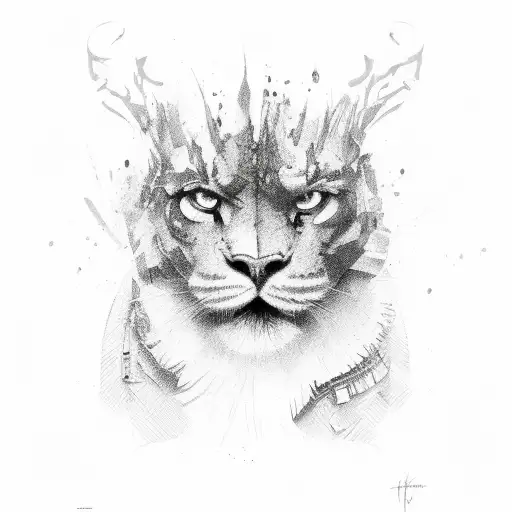 Scarface trophy tattoo design idea