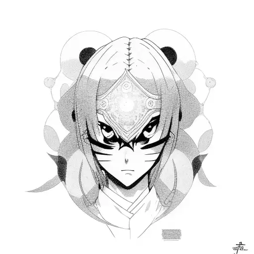 Anime, minimalisitc, Itachi  tattoo design idea