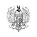 Coat of arms of Ukraine tattoo design idea