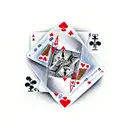 poker dealer tattoo design idea