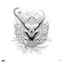 369 tattoo design idea