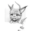 play boy trampstamp tattoo design idea