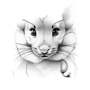 play boy trampstamp tattoo design idea